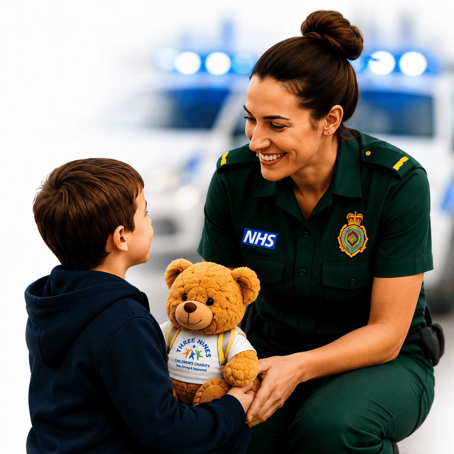 Emotional Support - Paramedic with child